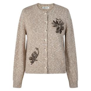 JAN AN NO 简爱诺百搭气质绵羊毛针织开衫外套秋玉兰衫J2577011ZS