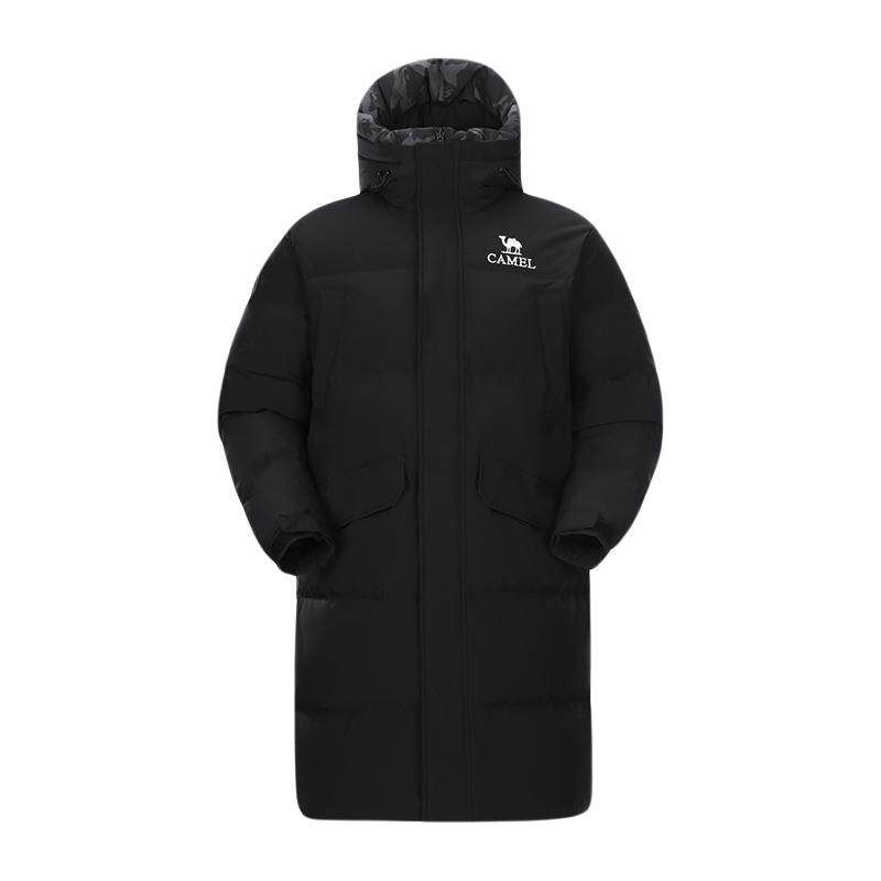 【雪境】骆驼男装羽绒服外套冬季新款情侣热反射拒水中长款面包服