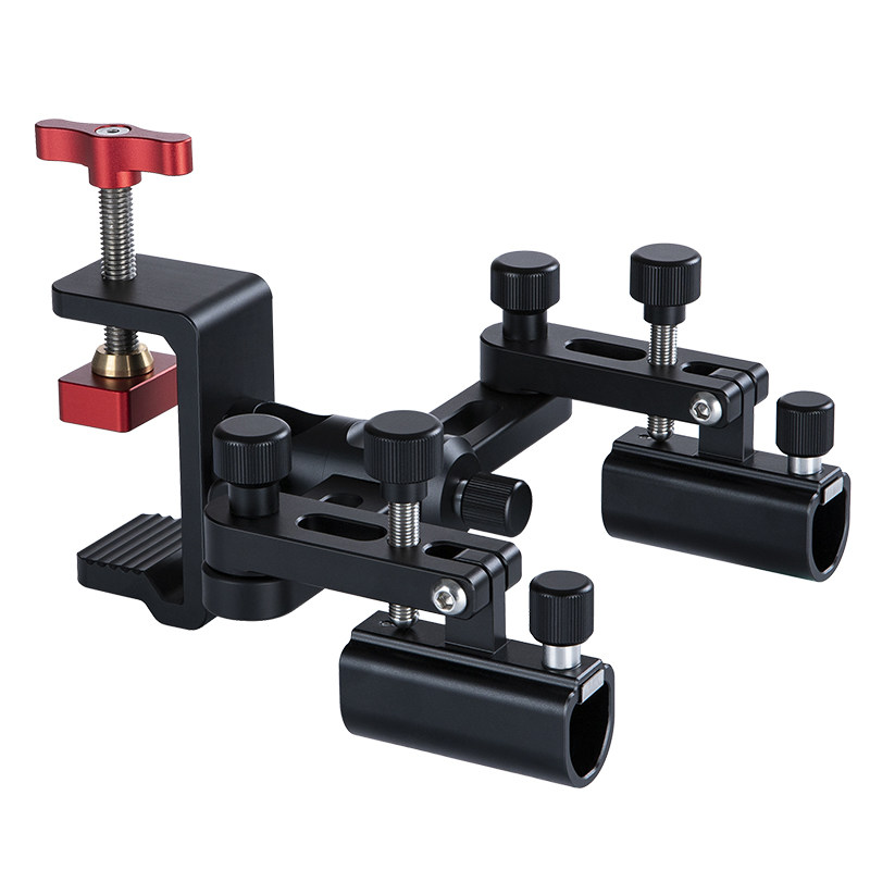 智飞铝合金钓台配件小钓凳大钓台大物炮台架伞架食盒鱼护架转接器