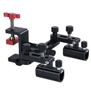 智飞铝合金钓台配件小钓凳大钓台大物炮台架伞架食盒鱼护架转接器