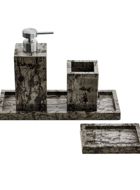 邸高家居新中式卫浴洗漱台摆件