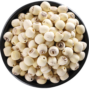 白莲子干货250g天然无硫熏莲子农家无心无芯通心莲莲子羹原料