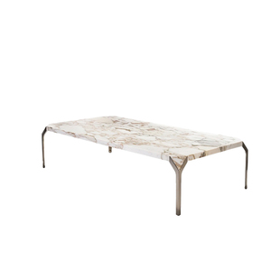 意式茶几轻奢高级感艺术大理石边几豪宅客厅家用高端设计师款茶桌