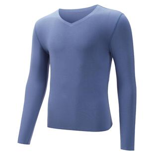 猫人莫代尔保暖内衣男款无痕单件上衣薄款打底衫秋衣秋裤男士套装