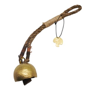 氛铜纯手工黄铜驼铃铛茶马古道风铃门挂饰庭院冥想静心隔山铃礼物