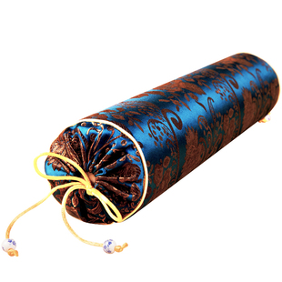 颈椎护颈专用荞麦黄荆子硬圆枕头保健枕助睡眠睡觉