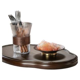 高档水果叉子家用不锈钢水果签甜品叉咖啡勺套装收纳小叉子轻奢风