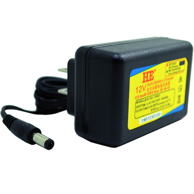 12V电瓶充电器13.8V1A圆孔