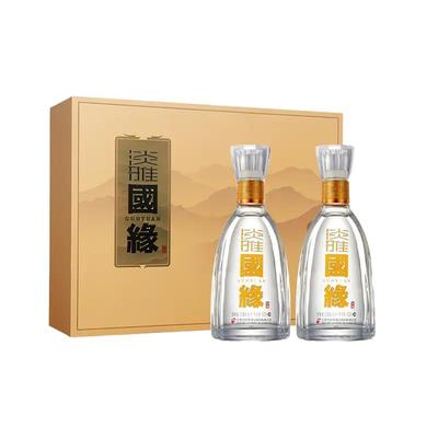 今世缘国缘淡雅礼盒白酒