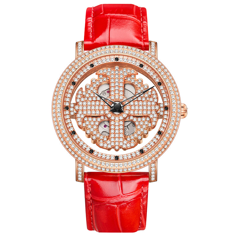 瑞士手表女机械表女士全自动名牌防水奢华正品时来运转气质防水