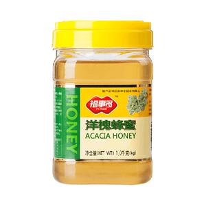 包邮福事多洋槐蜂蜜1kg1瓶蜂蜜制品商超同款农家自产蜂巢冲饮