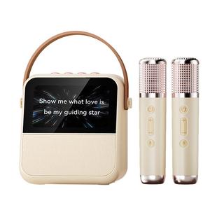 索爱GC200Pro歌词蓝牙音响K歌麦克风家庭KTV话筒一体音箱唱歌家用