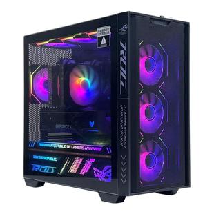 【Intel旗舰】华硕A21追影黑色DIY主机台式组装三角洲行动游戏电脑整机245K/14600KF/14700KF/5070Ti/5060Ti