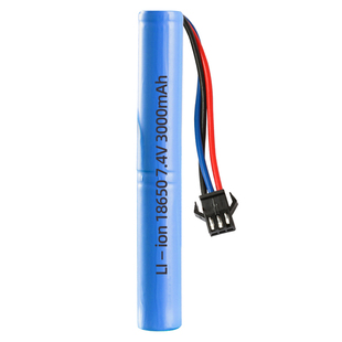 玩具枪锂电池7.4V大容量18650软弹枪11.1V水枪锦明M4斯泰迪短剑2s