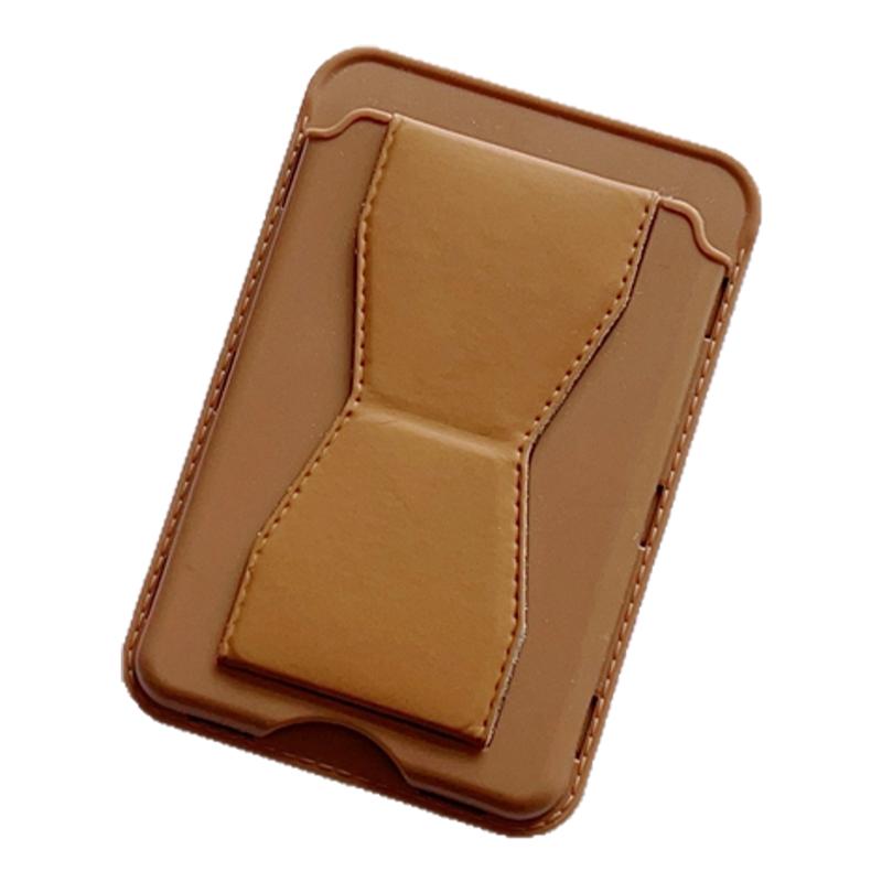 磁吸粘贴两款可选插卡卡包带支架一体强力吸附背贴插卡便携收纳卡套磁力环牢固背夹证件放卡片手机壳通用配件