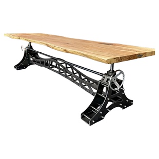 工业风铁艺实木桌定制款创意设计师桌子大板泡茶桌个性休闲服装店