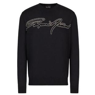 Armani/阿玛尼EA 男士时尚休闲保暖纯绵羊毛毛衣 3R1MXN 1MEYZ