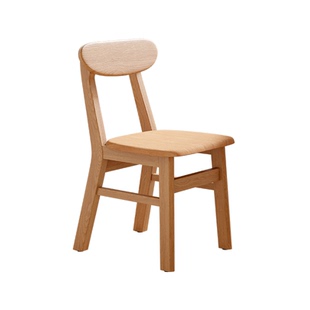 实木椅子小户型专用茶椅家用吃饭凳子简约中古风加厚靠背餐桌椅