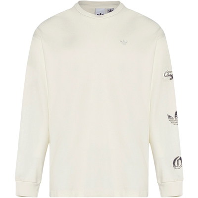 adidas阿迪达斯三叶草男子运动休闲长袖T恤KR5046