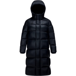 波司登爆款高端泡芙系列800蓬鹅绒男连帽长款过膝加厚羽绒服