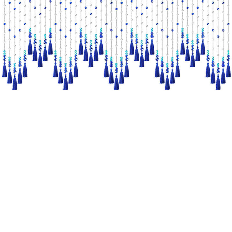 流苏门帘昌辉水晶珠子隔断帘