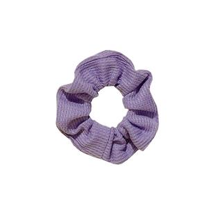 蓝色大肠发圈扎头绳网红2026年新款简约气质高级感发饰丸子头发绳