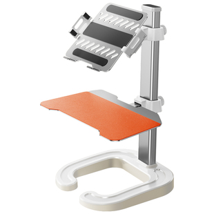 雪奈儿站立式笔记本电脑升降工作台小型桌面站着工位办公悬空散热支撑架显示器屏幕可调节双层增高架托放键盘