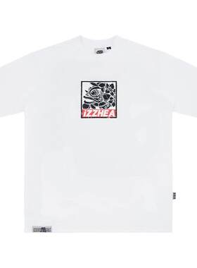 HEA x i.t izzue联名款国潮醒狮透气短袖T恤简约百搭宽松男女同款