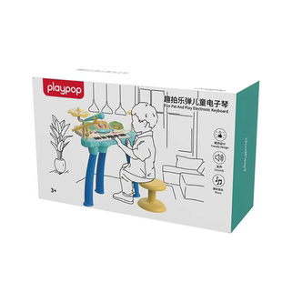 PLAYPOP儿童电子琴男女孩钢琴弹奏乐器初学宝宝益智玩具生日礼物