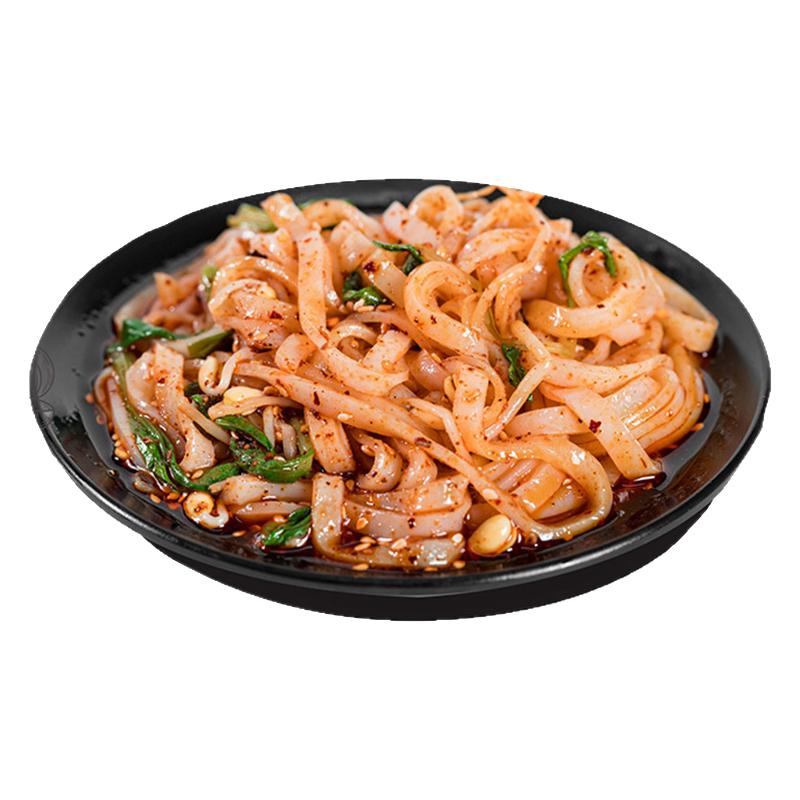 刘丞相汉中米皮380g开袋即食免煮陕西凉皮香辣麻酱现做现发米面皮
