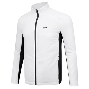 PGM 高尔夫服装男士棉服外套秋冬季长袖上衣服装男装衣服夹棉夹克