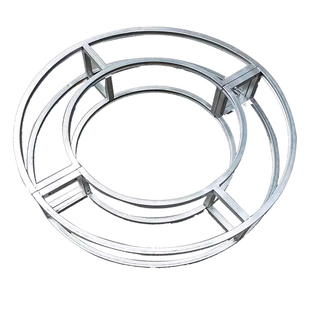 圆形桁架半圆弧形拱门婚庆背景架铁艺异形行架圆环镀锌铁架子定做