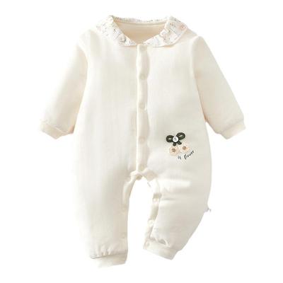 婴儿衣服150g加厚连体衣保暖哈衣
