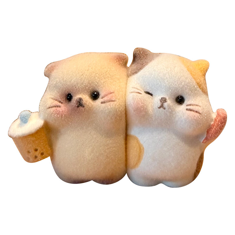 可爱猫猫盲盒礼物女生桌面摆件