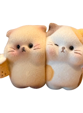 可爱猫猫盲盒礼物女生桌面摆件