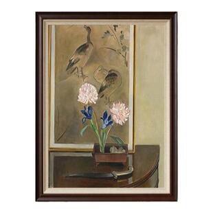 相见欢】中古风客厅装饰画法式复古卧室挂画餐厅美式玄关油画
