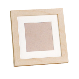 油画棒画专用实木画框四宫格九宫格专用纸保存框10×10diy画装裱木框收纳册套装生日装饰摆件儿童摆台小相框