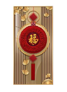 玄关装饰画新中式福包邮质量保障