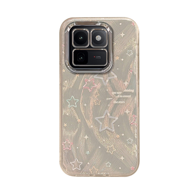 适用iQOO系列羽纱星星手机壳