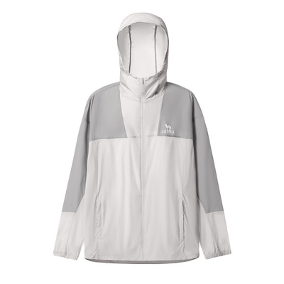 骆驼男装UPF50+轻薄防晒衣男夏防紫外线凉感透气休闲户外钓鱼服男