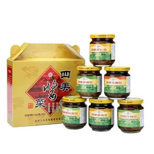 三和四美酱菜扬州特产礼盒装什锦菜酱瓜腌乳黄瓜下饭菜190克X6瓶