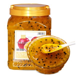 百香果果酱钵仔糕冰粉冰汤圆水果茶冲饮奶茶店专用原材料商用批发