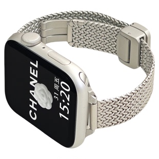 适用华为watch fit5表带金属麦穗磁吸华为fit4手表带链卡扣款高级感fit5pro女生watchfit3表带智能运动夏天