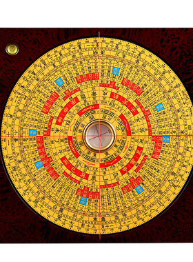 三元罗盘崇道堂树脂指南针三合盘