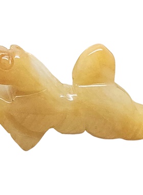 天然黄玉立体十二生肖吊坠2026吉祥物鼠牛虎兔龙蛇马羊猴鸡狗猪