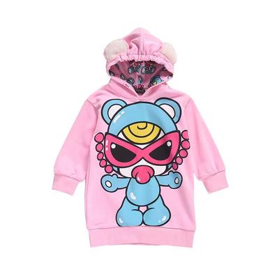 春秋日系卫衣裙中长款毛圈家庭装