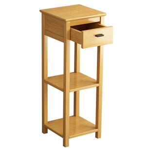 边几客厅沙发边柜家用小茶几桌实木创意茶水柜卧室床头柜现代简约