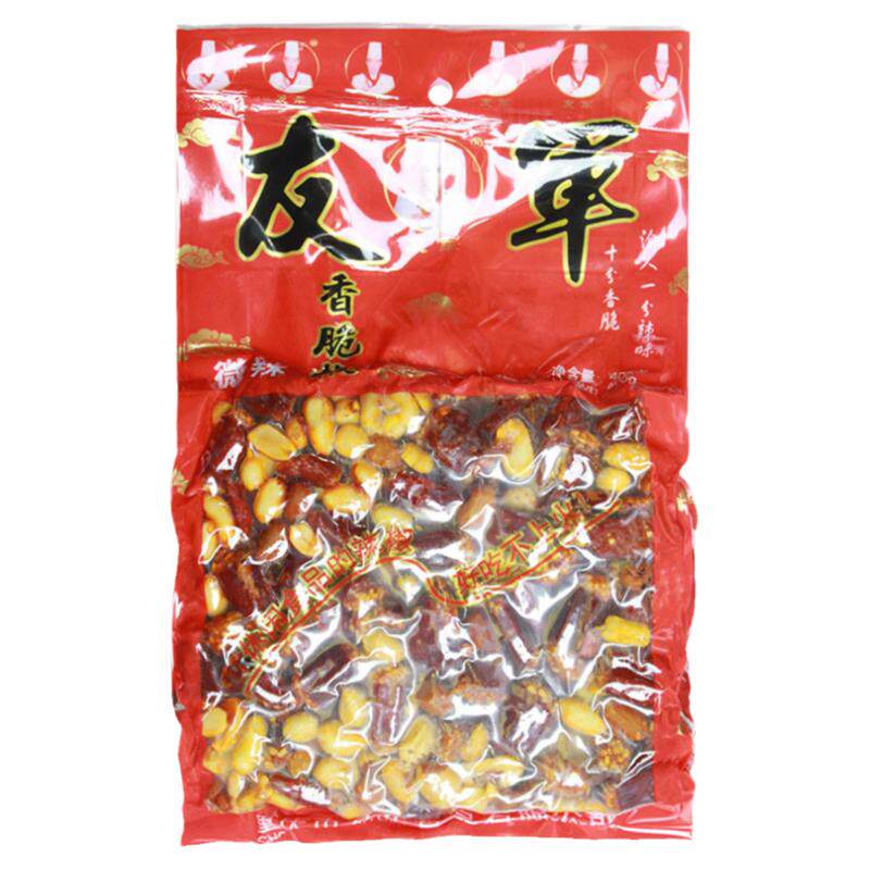 重庆特产友军香脆椒200g*2袋干吃香辣脆花生辣椒脆香辣脆小吃零食