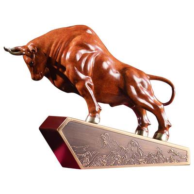 新品首发中式风大牛高端朱炳仁铜