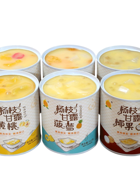 杨枝甘露罐装芒果西米露美味